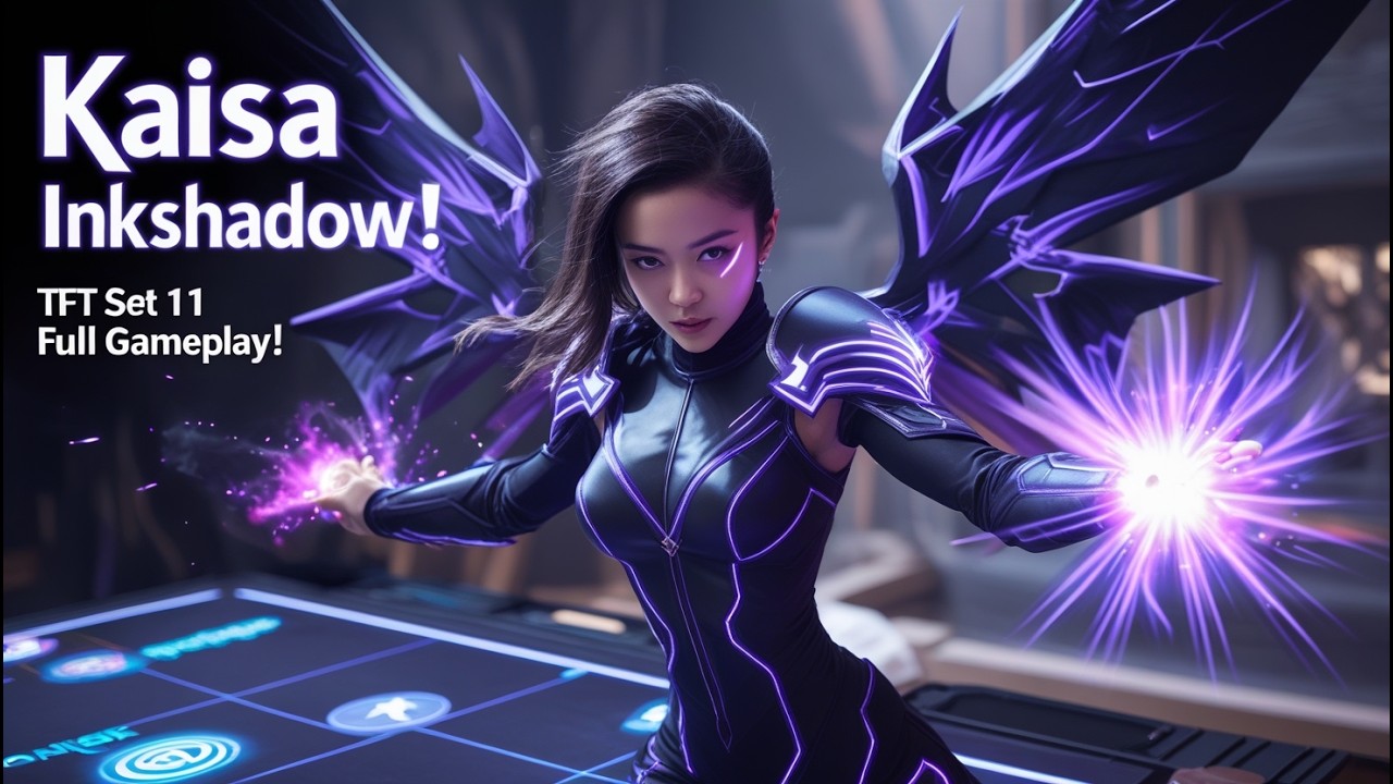Alcony Youtube - Kaisa Inkshadow TFT set 11 | Full gameplay
