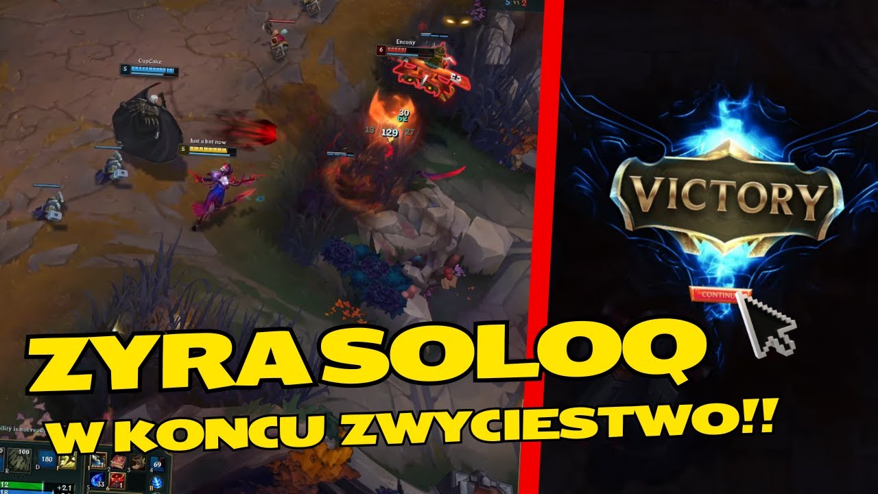 Alcony Youtube - W koncu dobry mecz | League of Legends SoloQ Zyra | Grzojda