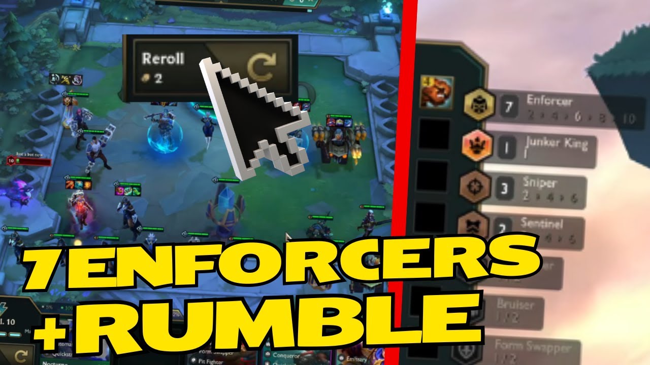 Alcony Youtube - 6 Enforcers | TFT Hyper Roll | Grzojda