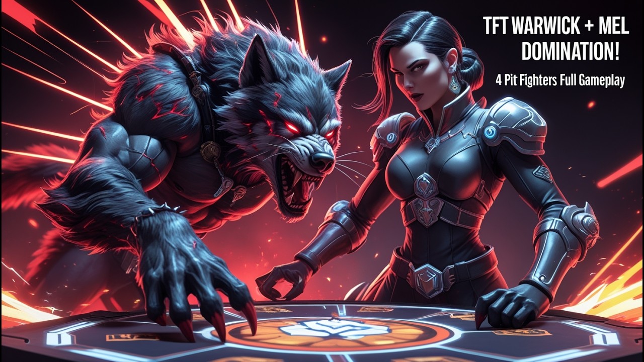 Alcony Youtube - TFT Warwick + Mel + 4 Pit Fighters Full Gameplay | Grzojda