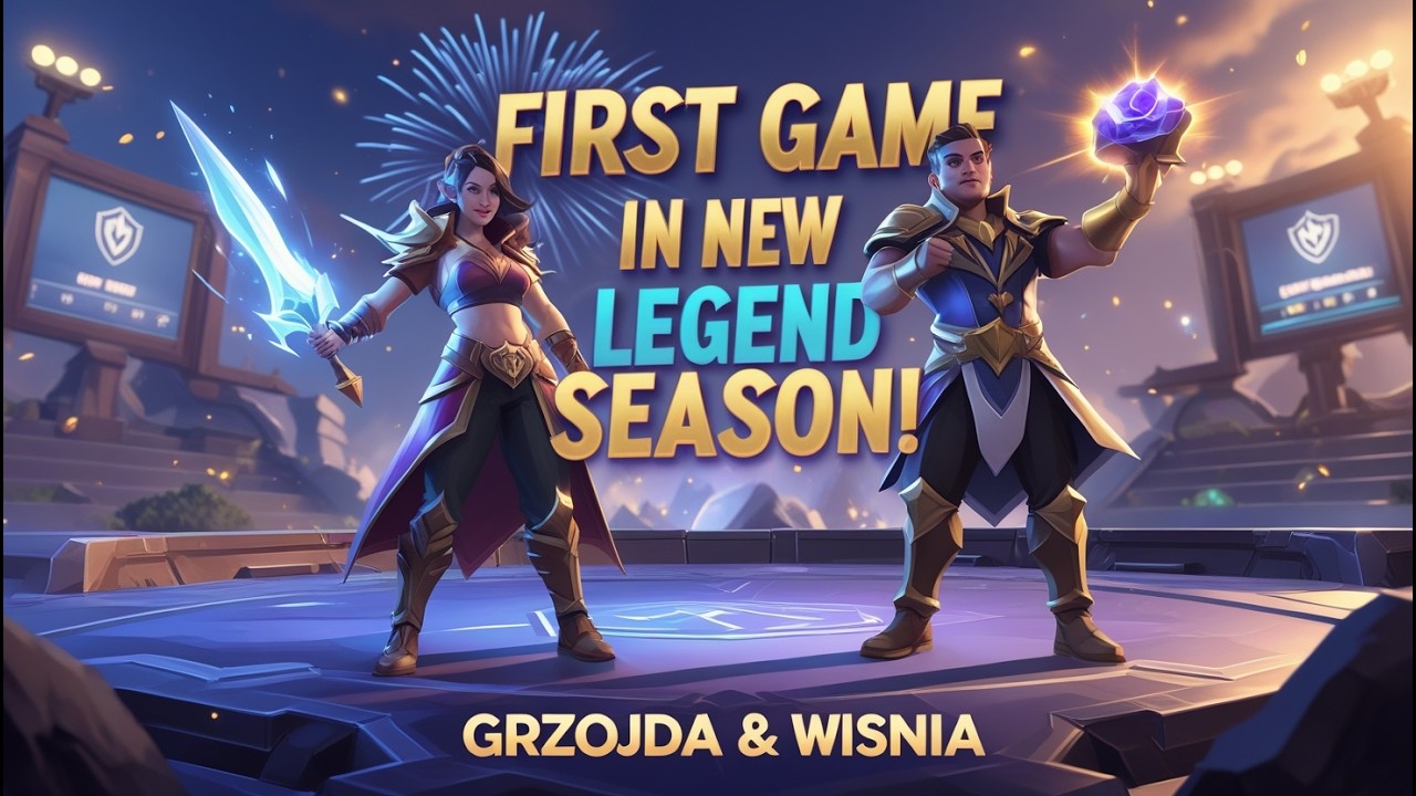 Alcony Youtube - Pierwszy ranked w nowym sezonie League of Legends season | Grzojda & Wisnia
