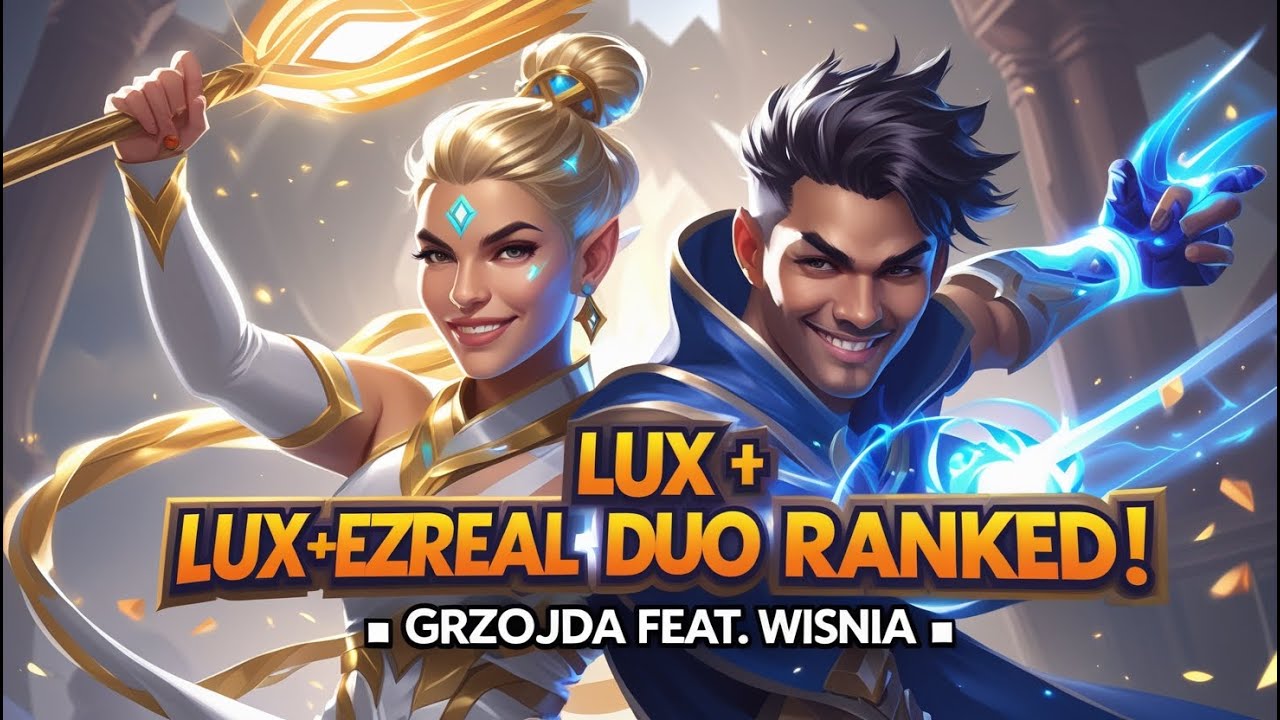 Alcony Youtube - Lux + Ezreal Duo Ranked League of Legends | Grzojda feat. Wisnia