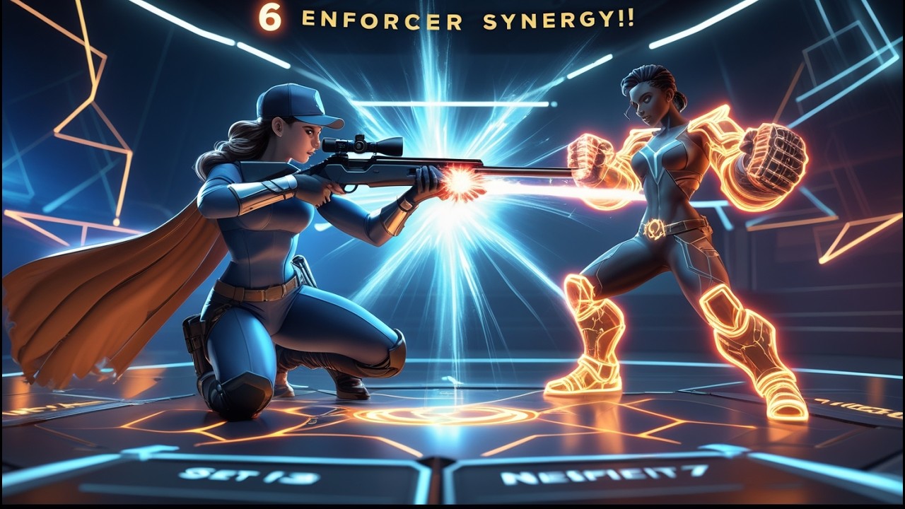 Alcony Youtube - 6 Enforcer Caitlyn 2 + Vi 2 TFT SET 13 | Full Gameplay | Nefretis