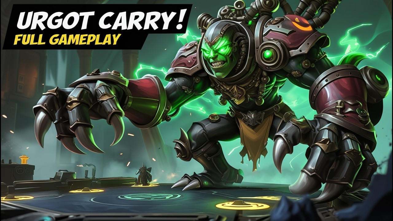 Alcony Youtube - Teamfight Tactics Urgot Carry Full Gameplay