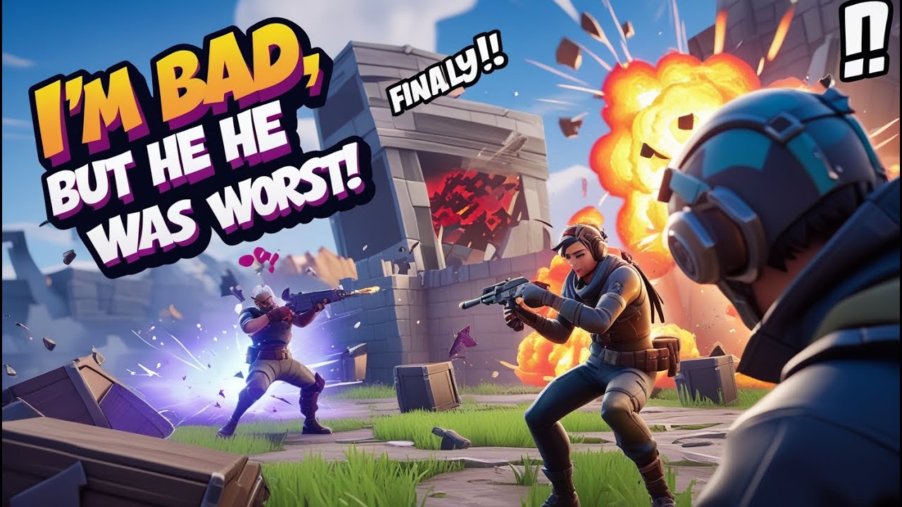 Alcony Youtube - Ja to za dobry nie jestem, ale on byl gorszy | Fortnite