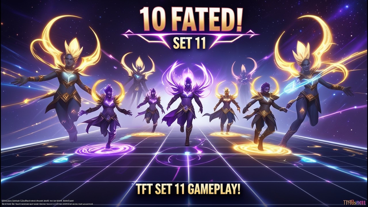 Alcony Youtube - 10 Fated Set 11 TFT Gameplay
