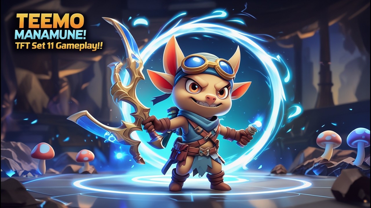 Alcony Youtube - Teemo manamune set 11 | TFT Gameplay