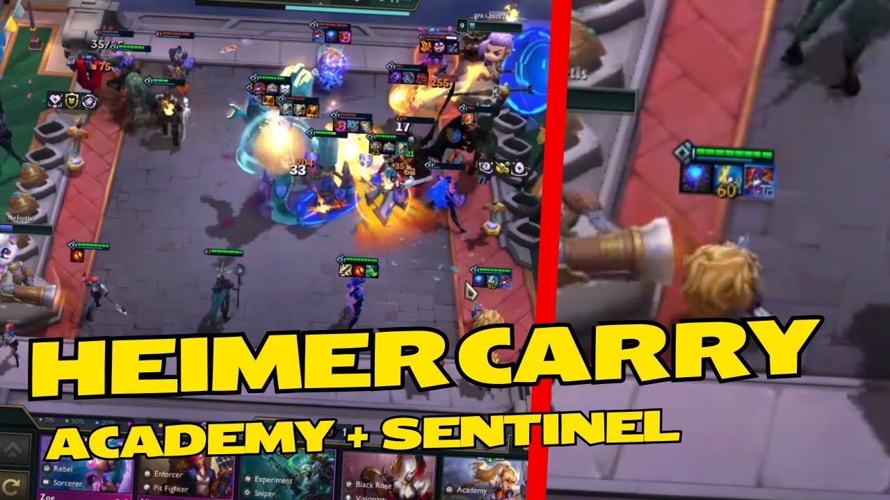 Alcony Youtube - Academy + Sentinel + Heimer 2 | TFT | Nefretis