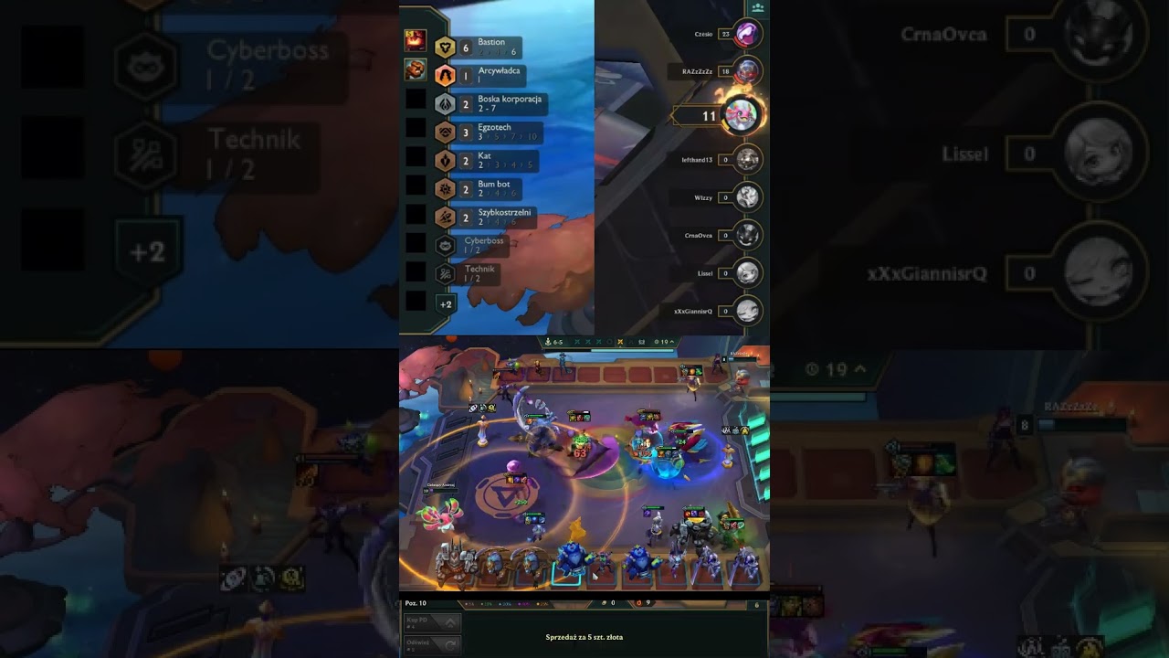 Alcony Youtube - TOP 3 w TFT! Mój team Bastion + mix traitów – taki skład wjeżdża na podium! #Shorts #TFT