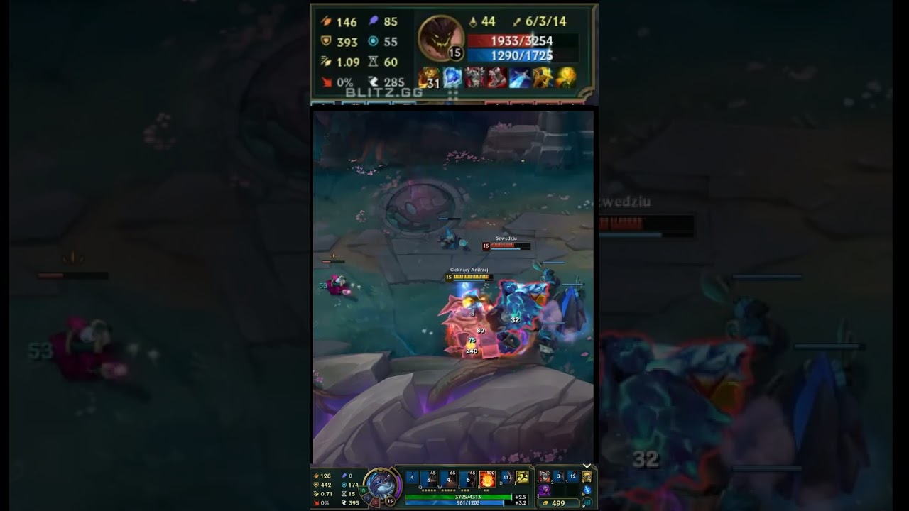 Alcony Youtube - Ornn vs Malphite 500 armora – chyba mu się nie przydało! Grzojda & Wisnia #Shorts #LoL