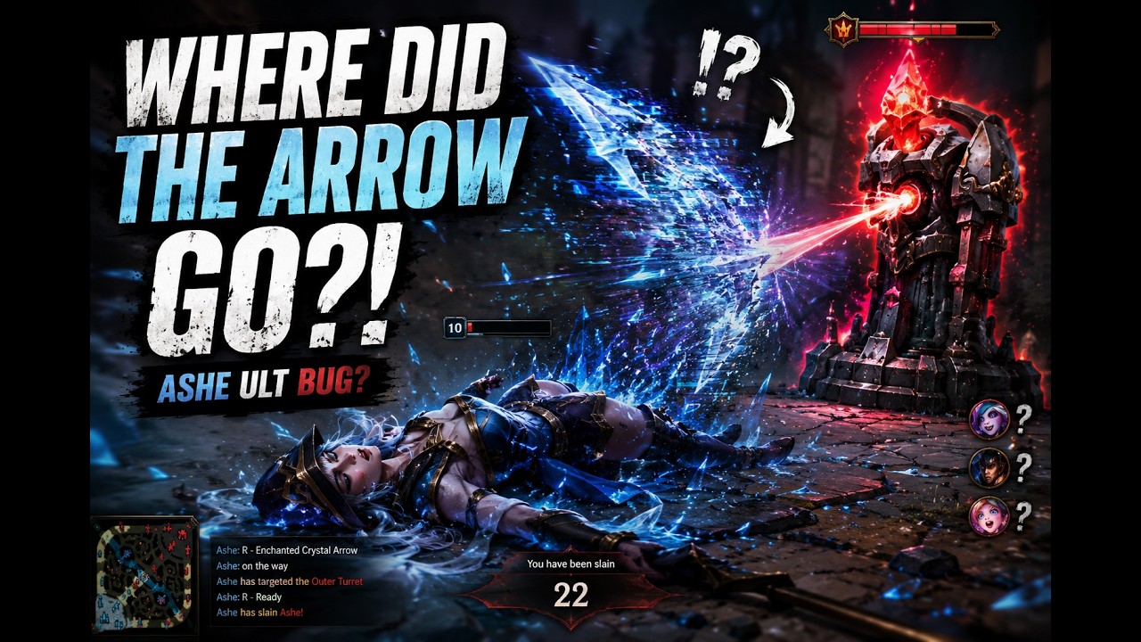 Alcony Youtube - WHAT happened to Ashe’s arrow?! 💀